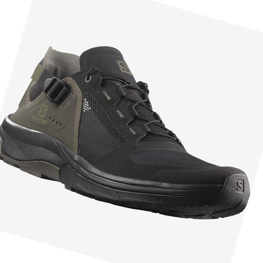 Salomon TECH AMPHIB 4 Erkek Yürüyüş Ayakkabısı Siyah Gri | TR 3625JPQ